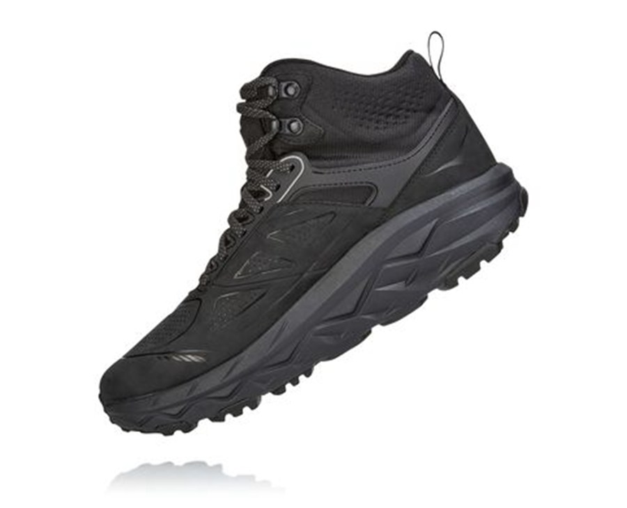 Hoka One One Challenger Mid Gore-Tex Vandringsskor Herr - Svarta - VBXID-1603